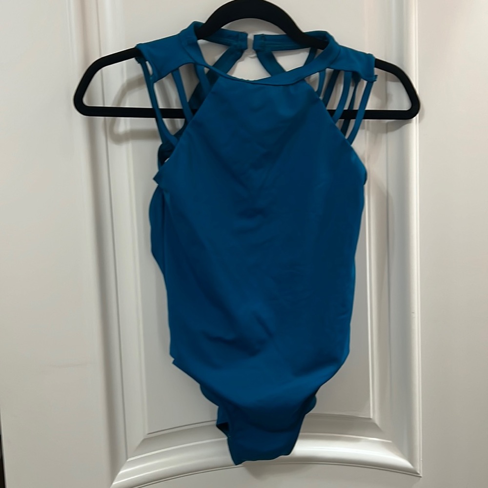 Teal balera leotard